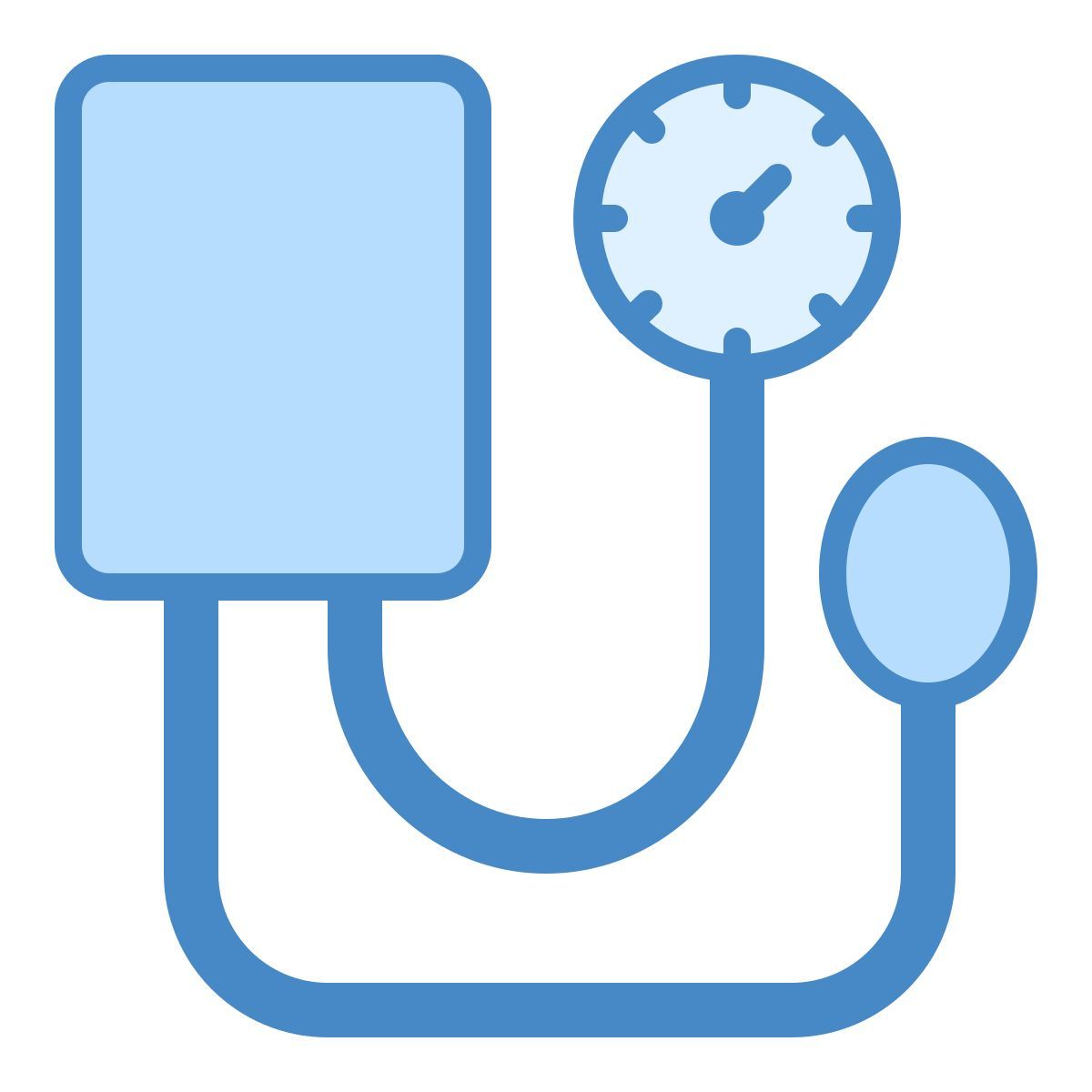 blue ui style tonomètre icon