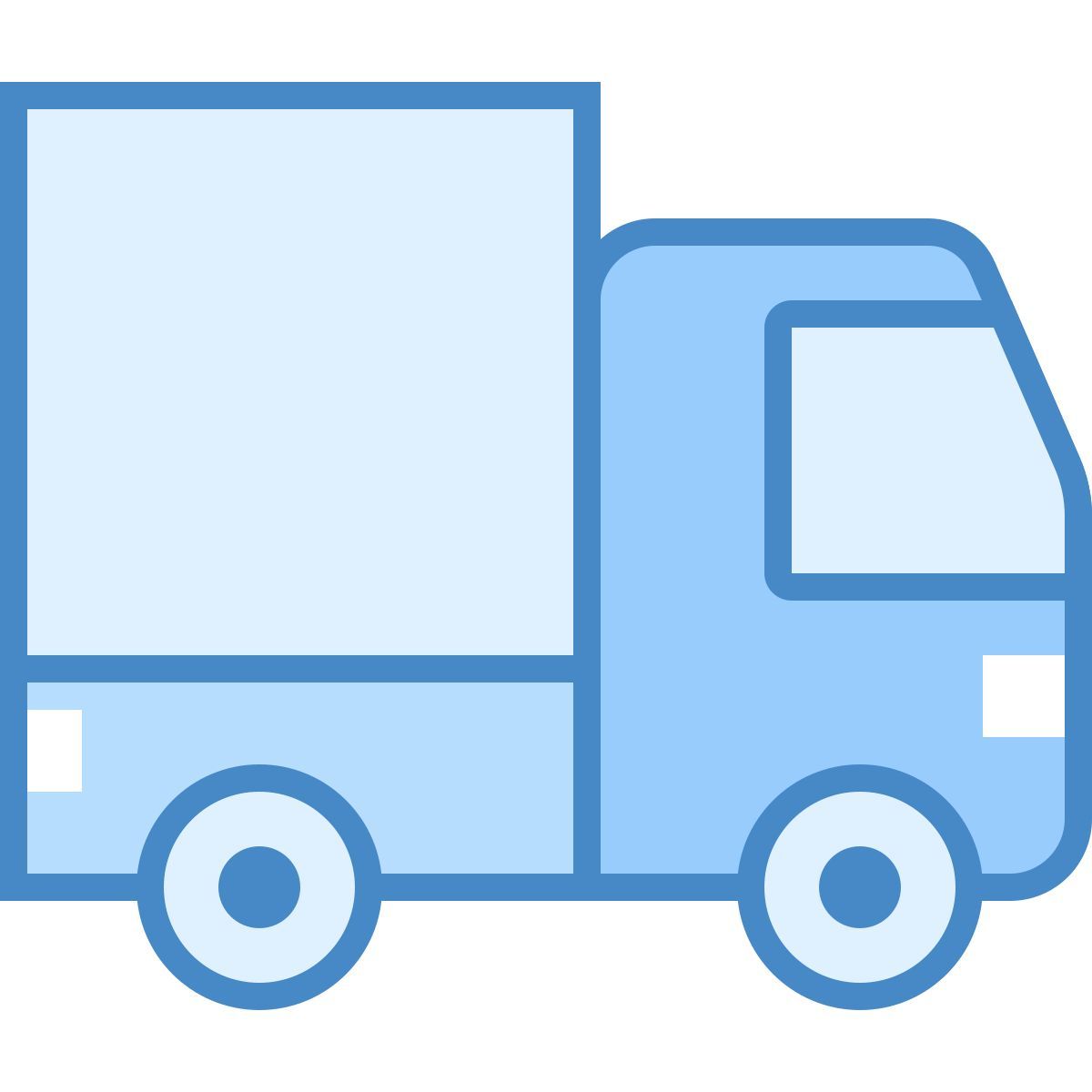 blue ui style 卡车 icon