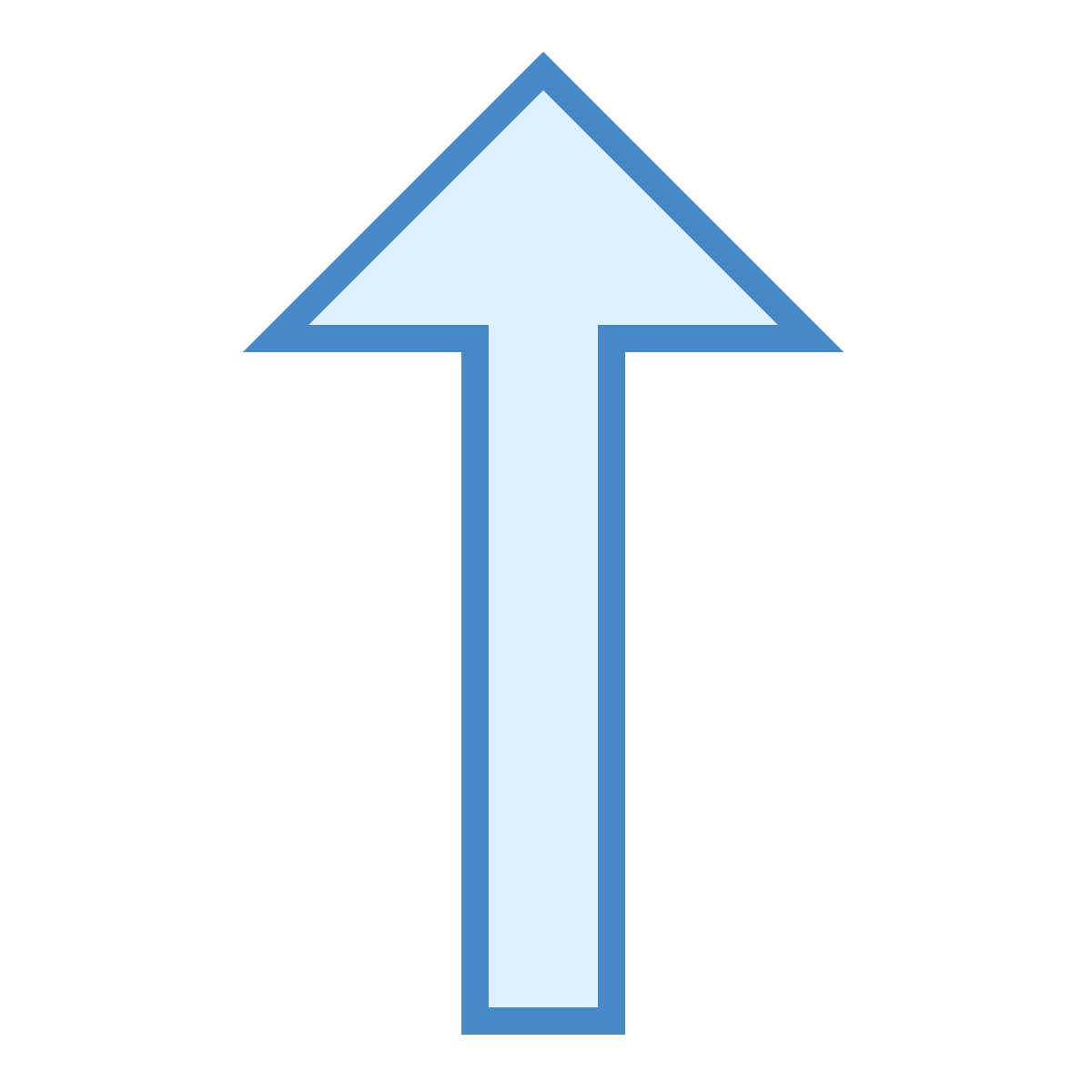 blue ui style up  v2 icon
