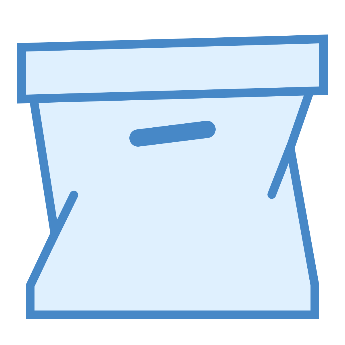 blue ui style used product icon