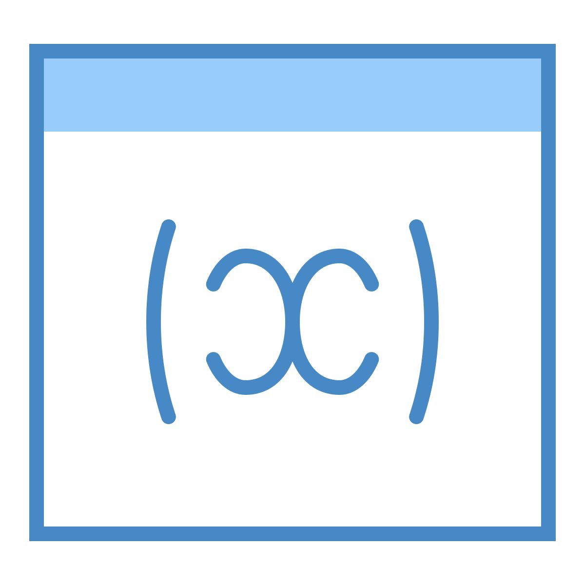 blue ui style variable icon
