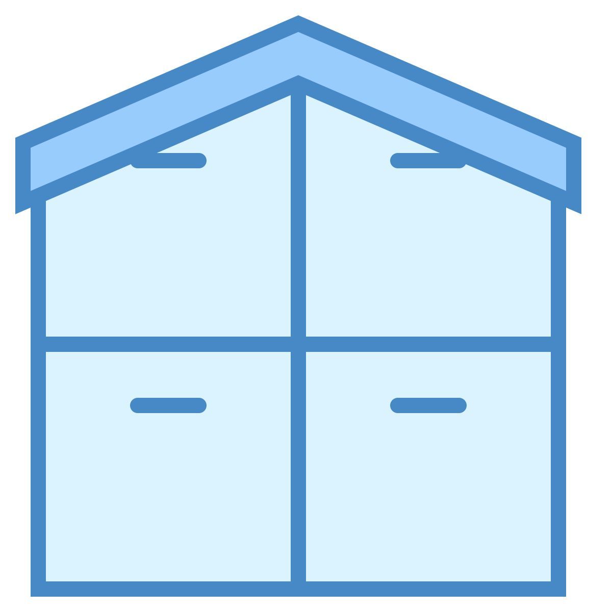 blue ui style 仓库 icon