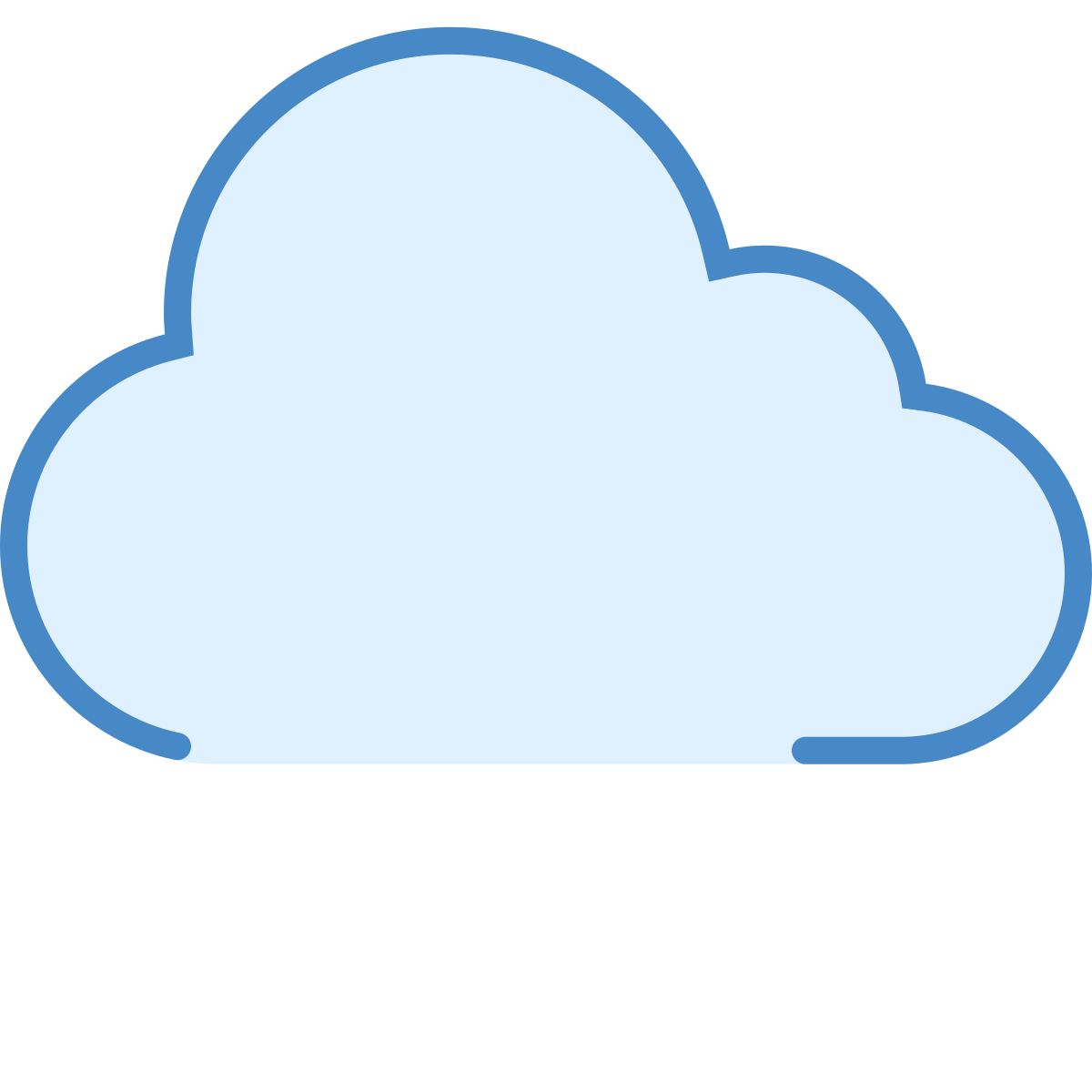 blue ui style windy weather  v2 icon