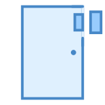 Door Sensor icon in Blue UI Style
