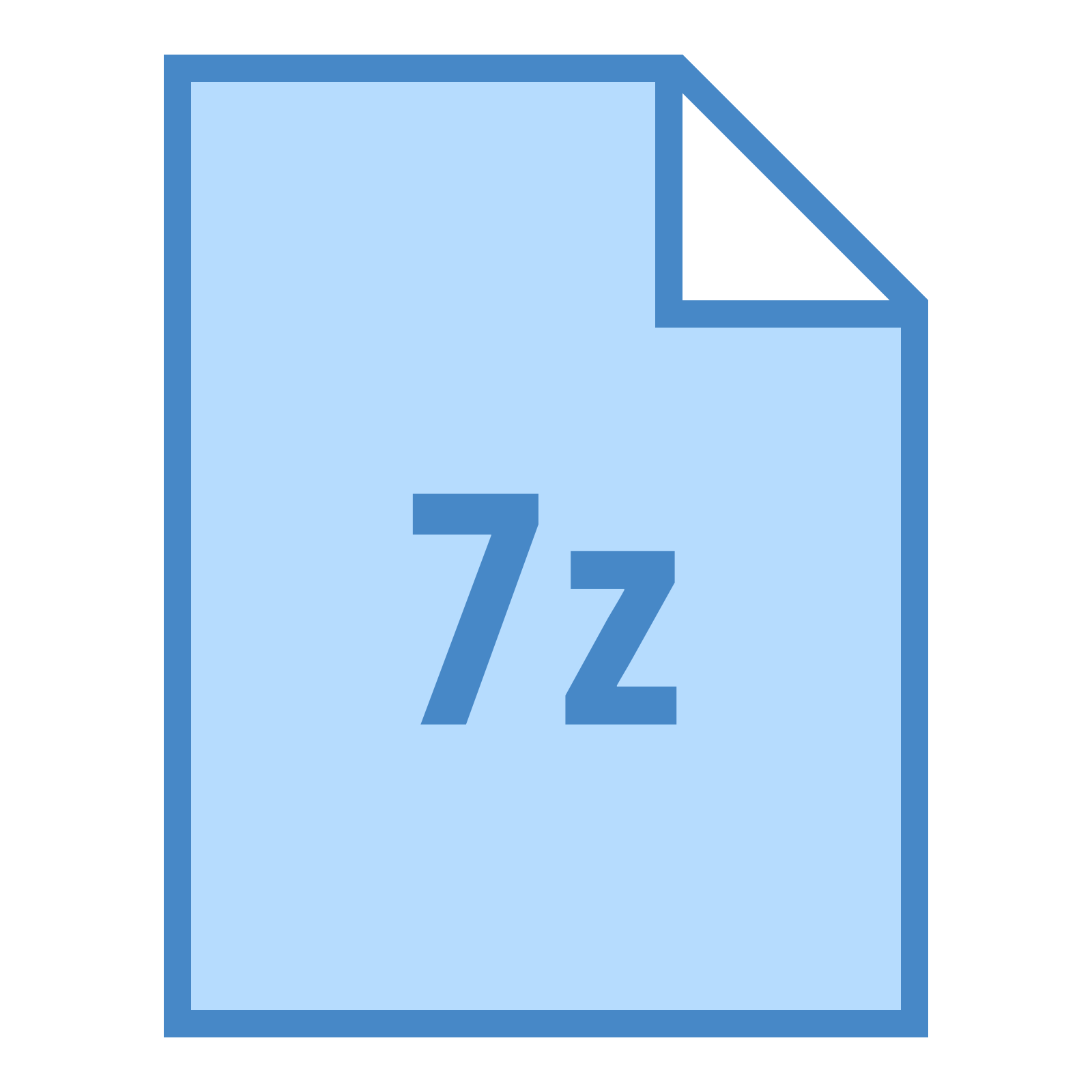 7zip 蓝色图标 (png,矢量)