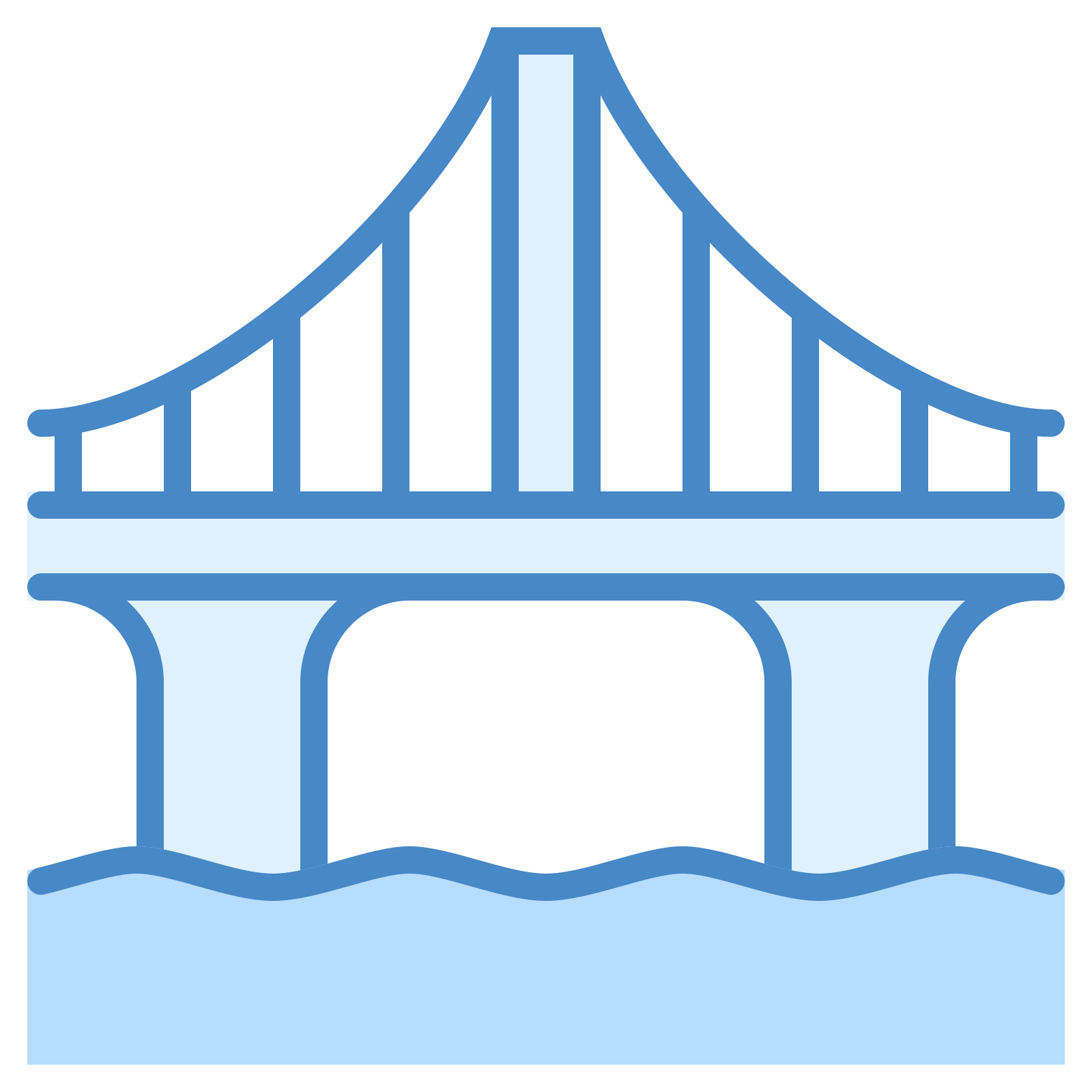 Download Bridge Icon - free download, PNG and vector