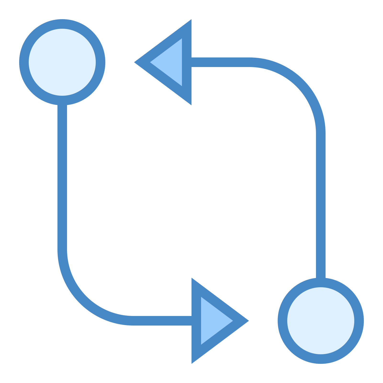 比较git 蓝色图标 (png,矢量)