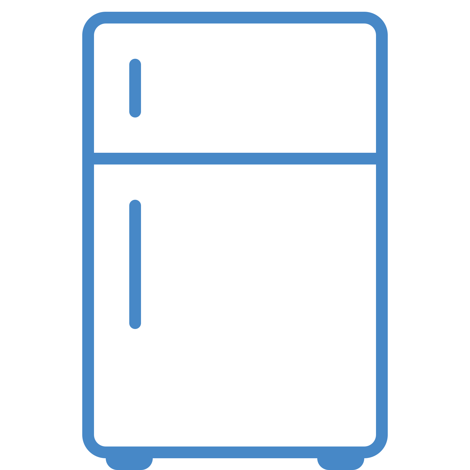 冰箱icon. its a logo that represents a refrigerator.