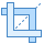 Blue UI icon