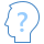 Blue UI icon