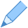 Blue UI icon