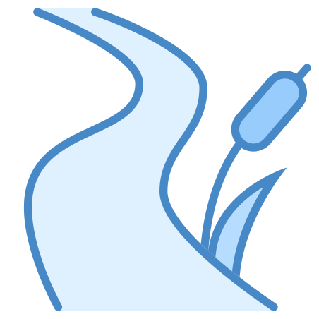 Creek icon in Blue UI Style
