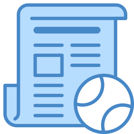 Tennis News Icon Free Download Png And Vector