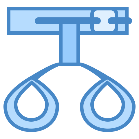 ブルー Ui スタイルでの ハーネス のアイコン