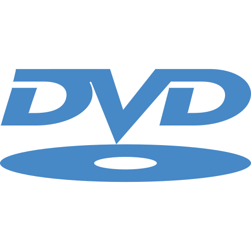 DVD Logo icon in Blue UI Style