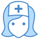 nurse female icon