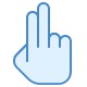 three fingers--v2 icon