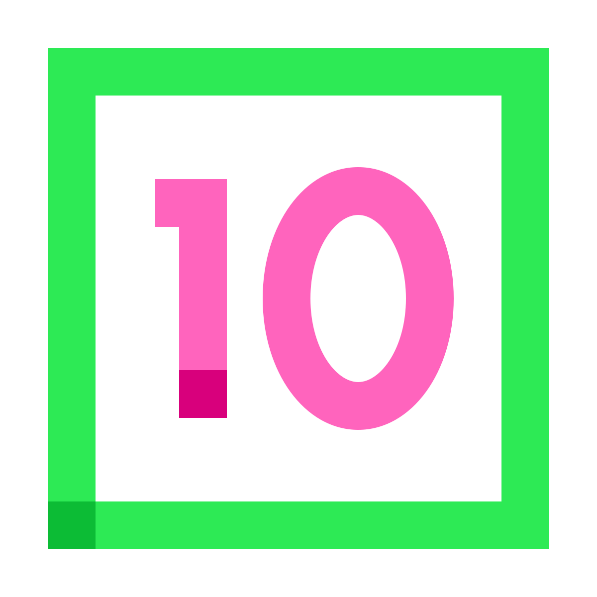 water color style 10 icon