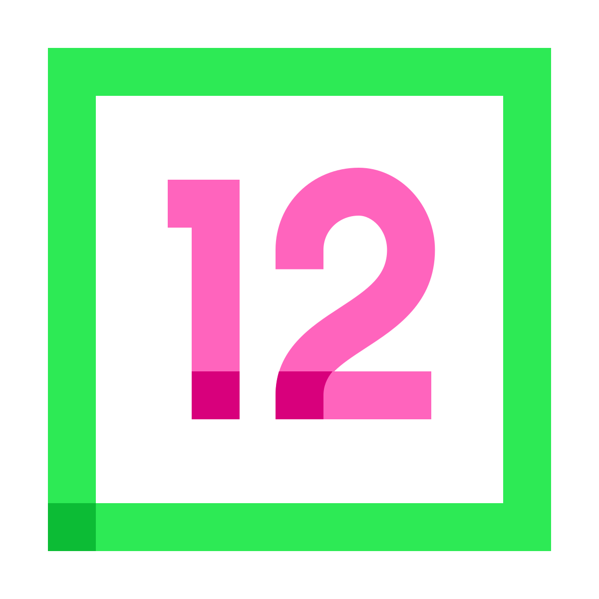 water color style 12 icon