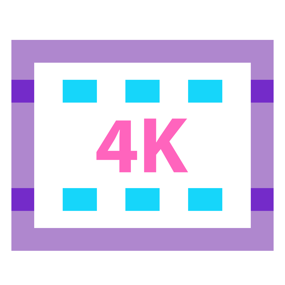 water color style 4k icon