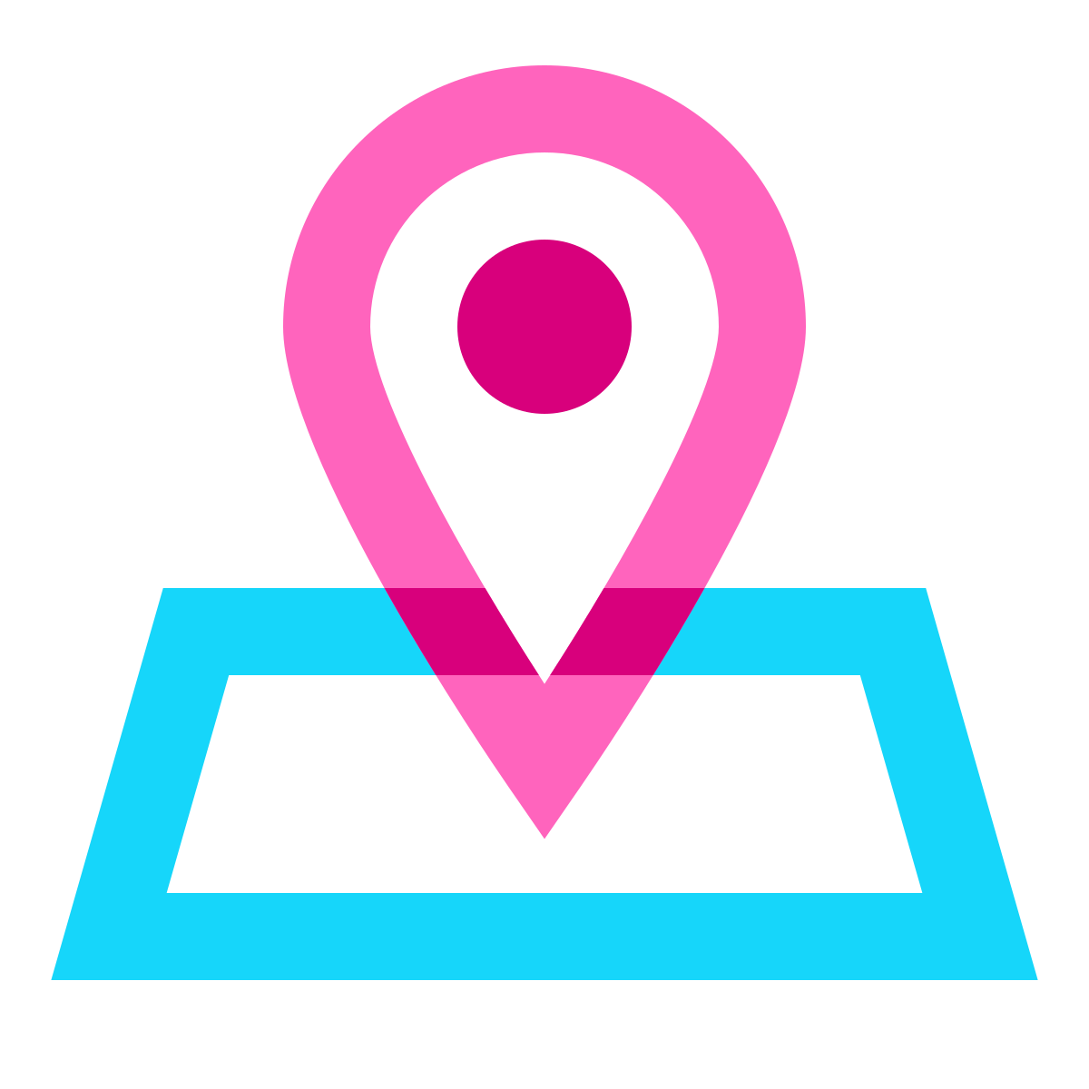 water color style address icon