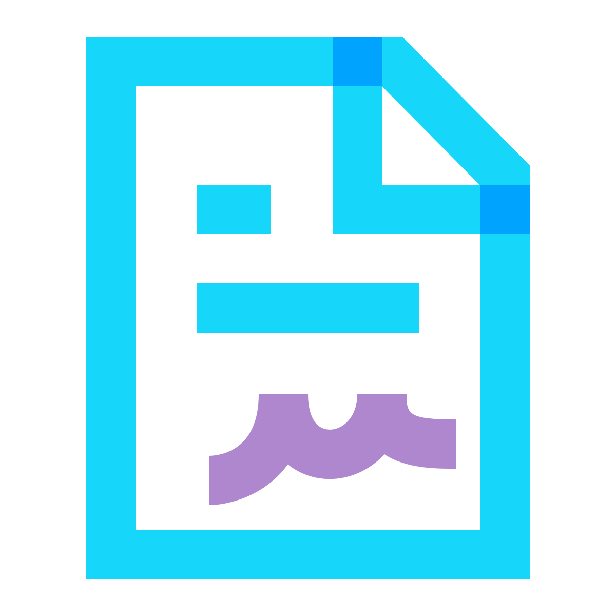 water color style agreement icon