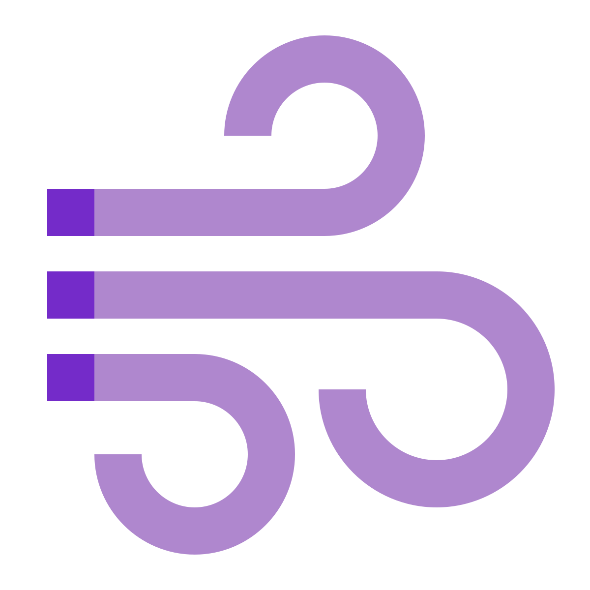 water color style air element icon