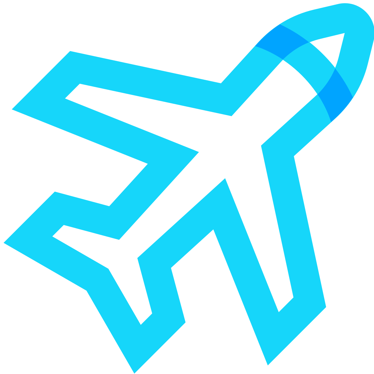 water color style airport icon
