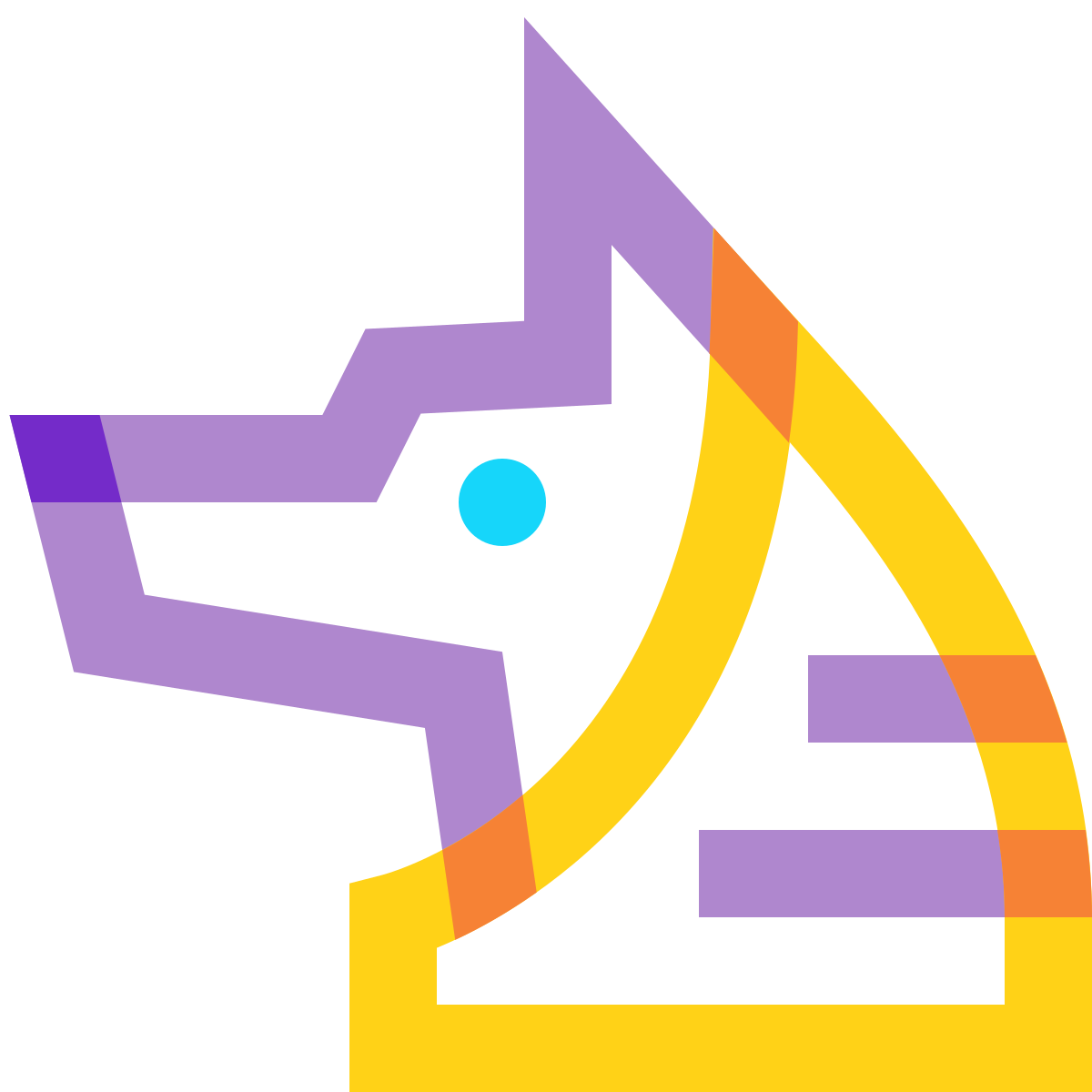 water color style anubis icon