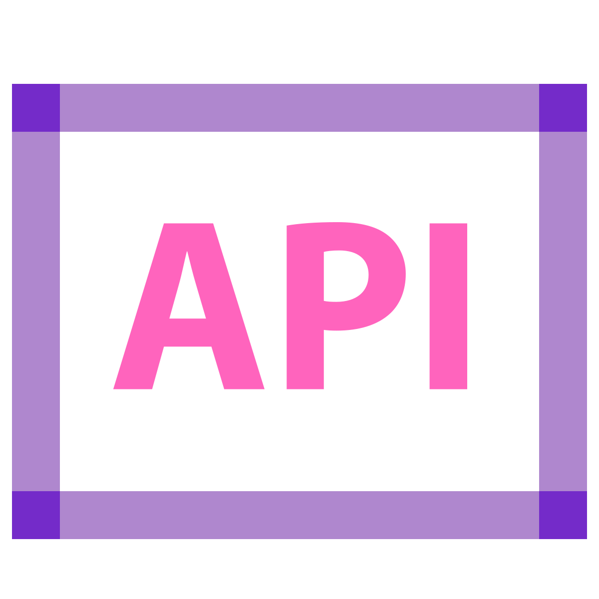 water color style api icon
