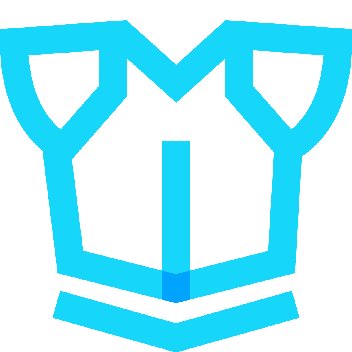 water color style armored breastplate icon