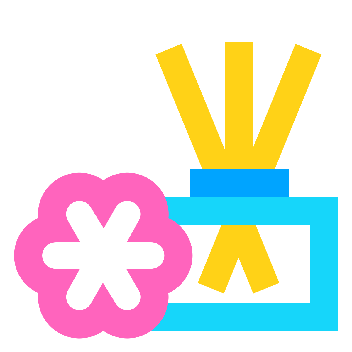 water color style aroma icon