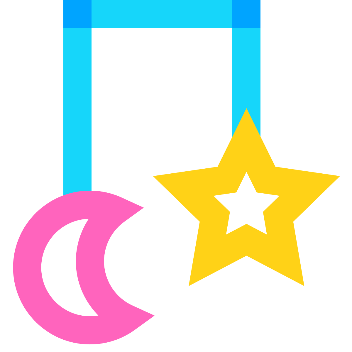 water color style baby mobile icon