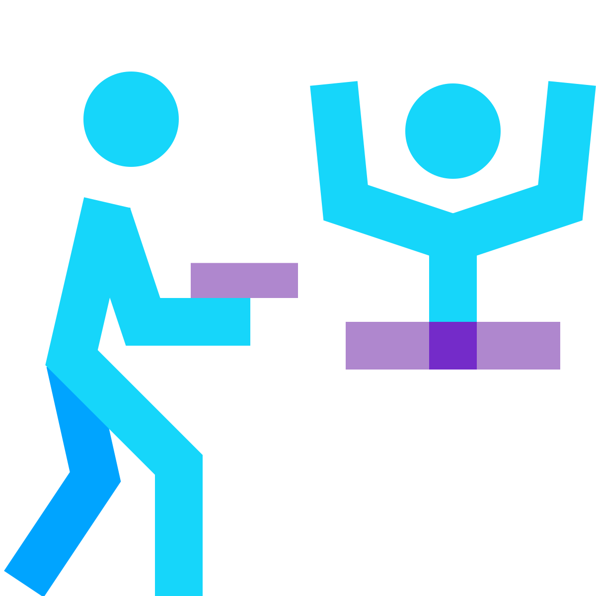 water color style bank robbery icon