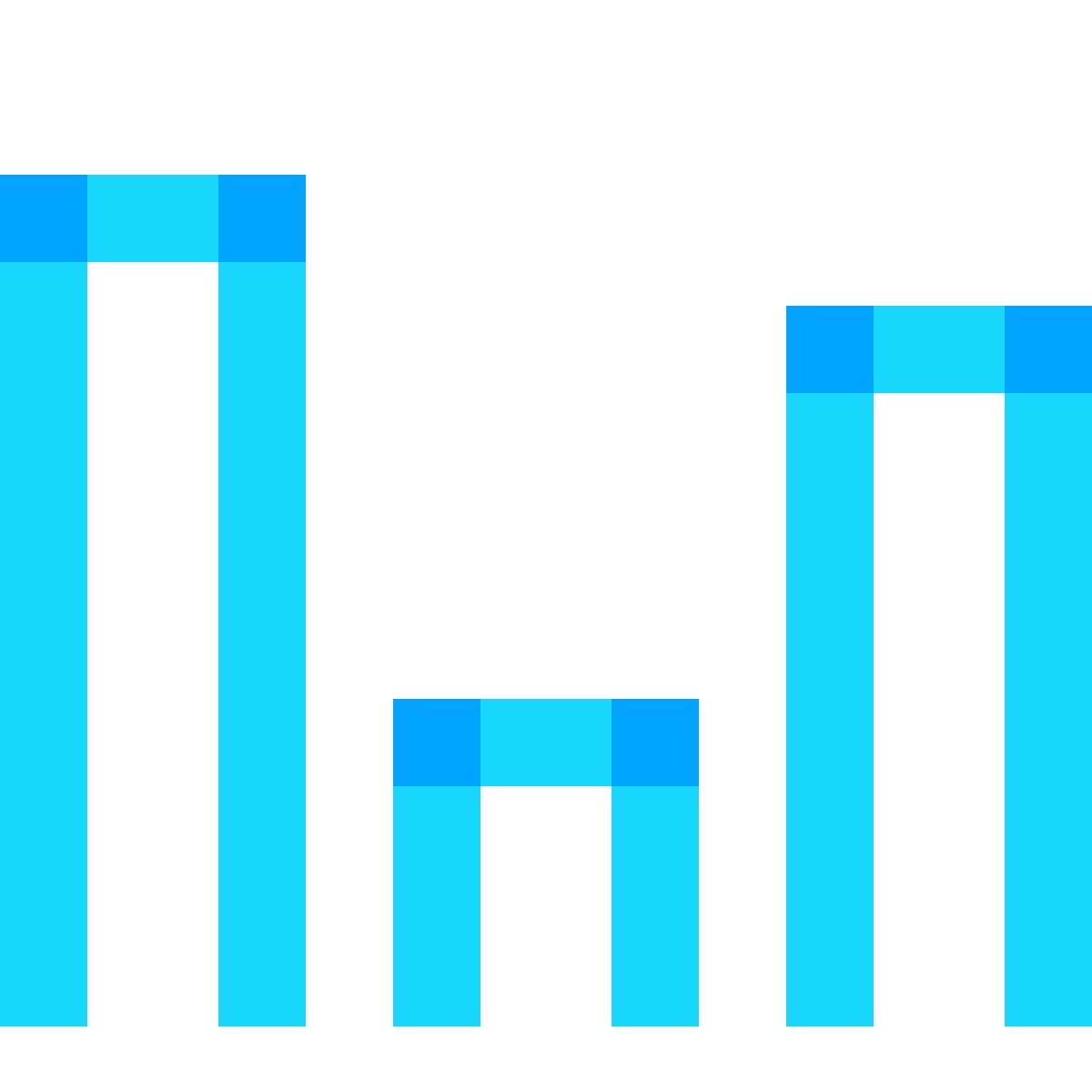 water color style 条形图 icon