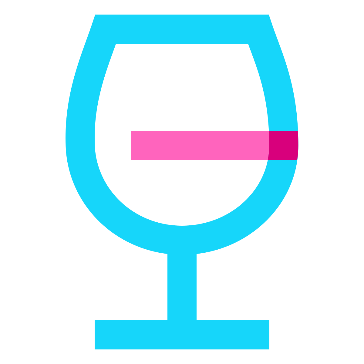 water color style bar icon