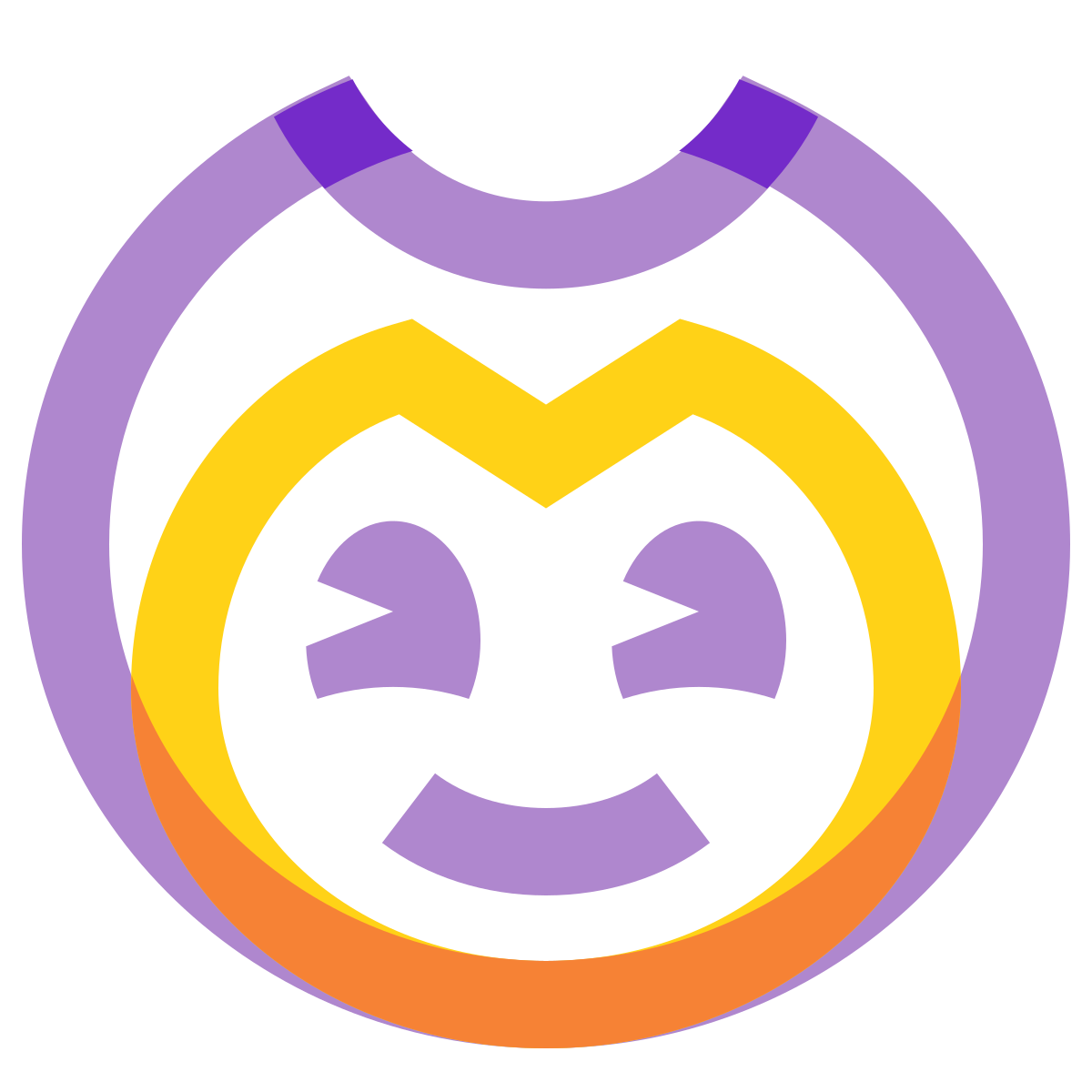 water color style bendy icon