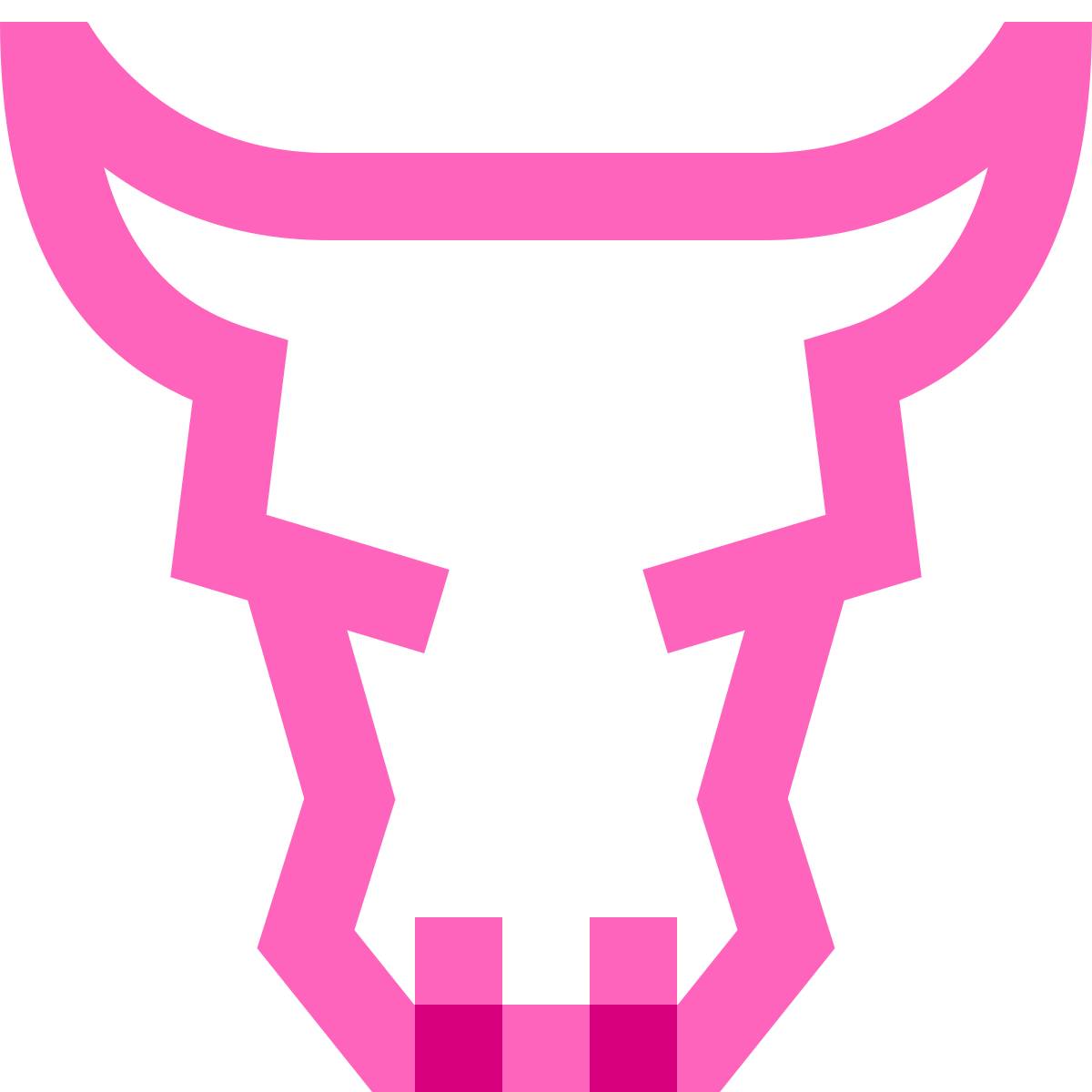 water color style bull icon