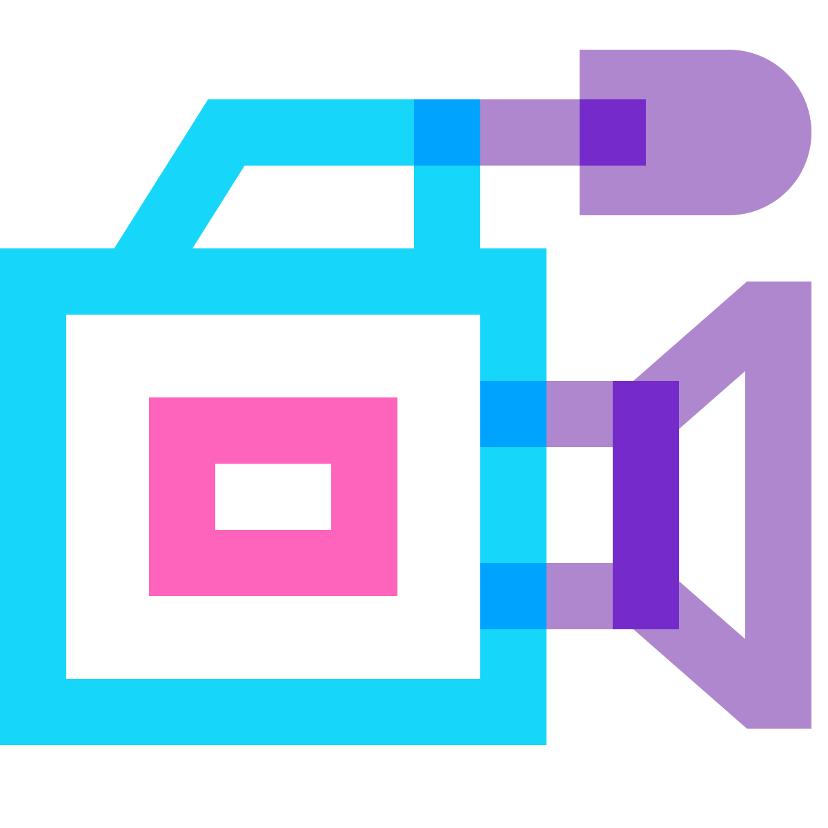 water color style camcorder pro icon