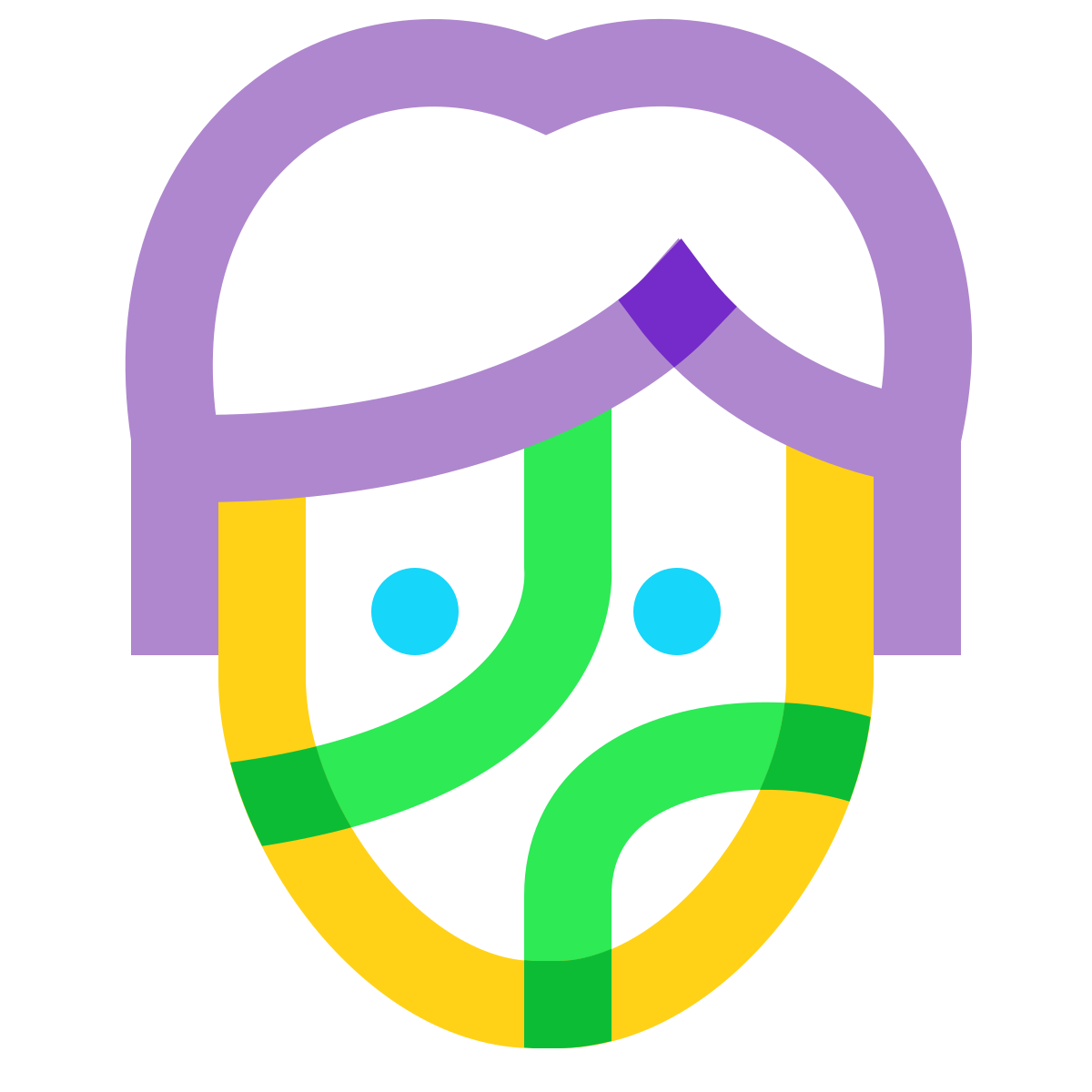 water color style camo cream icon