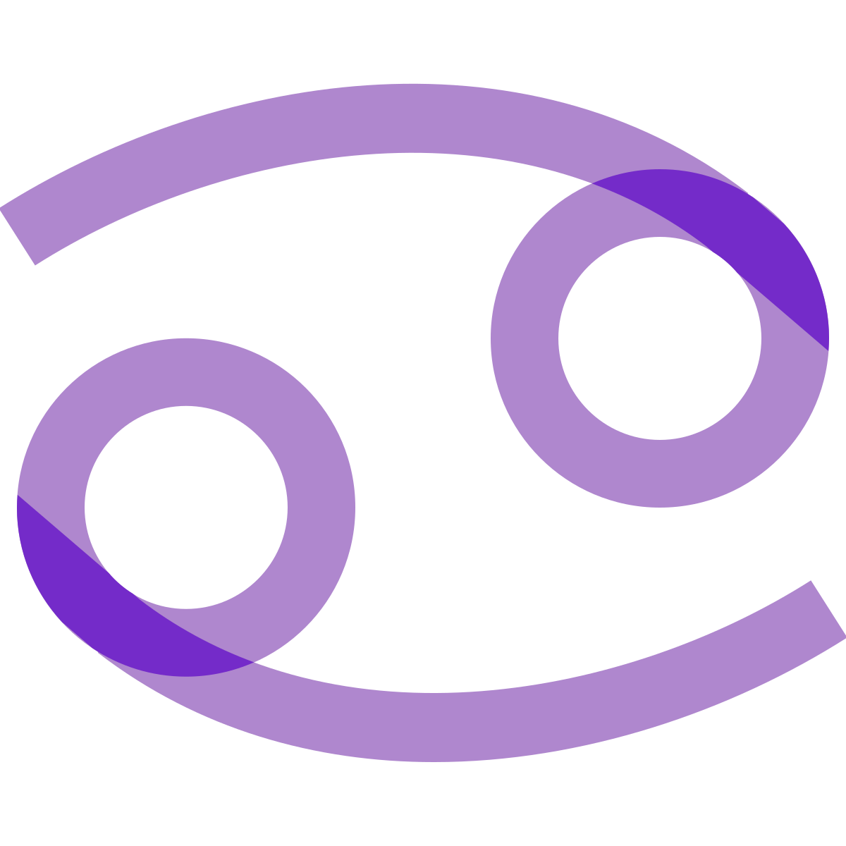 water color style cancer icon