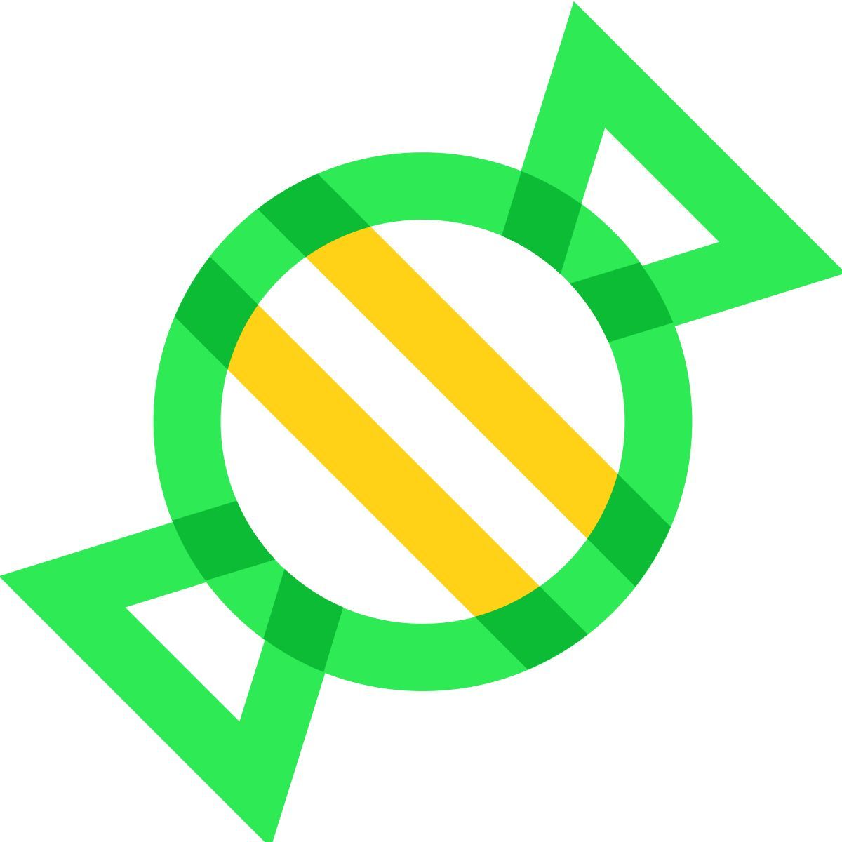 water color style bonbon icon