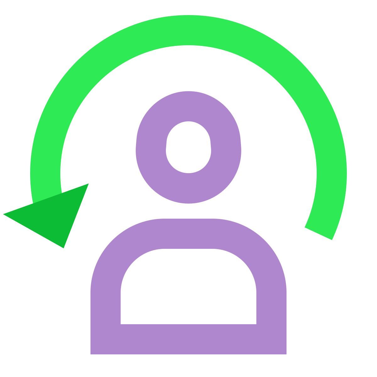 water color style change user icon