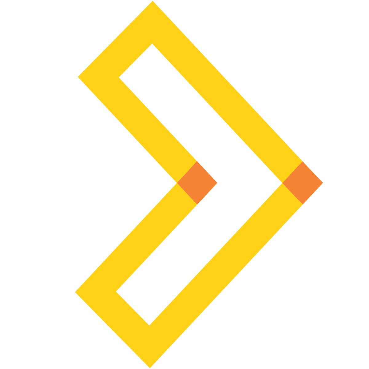 water color style chevron right icon