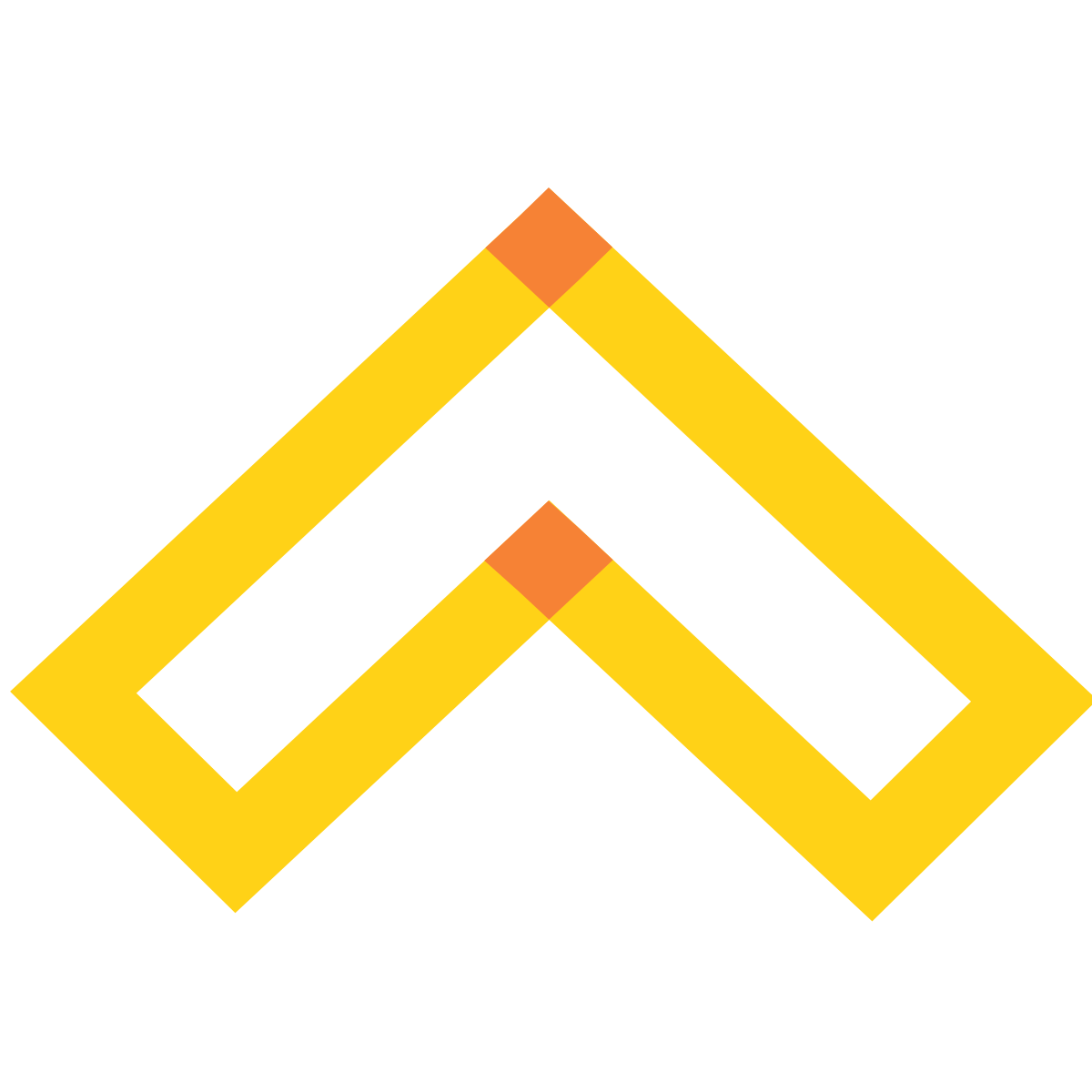 water color style chevron up icon