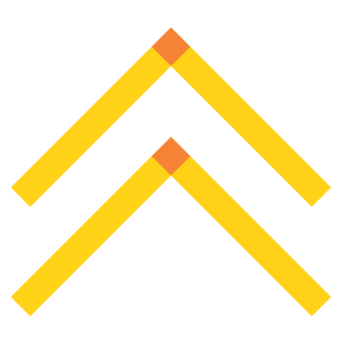 water color style chevron icon