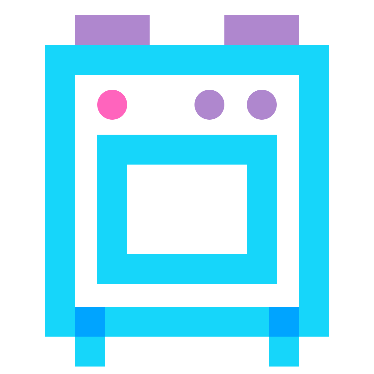 water color style cooker icon