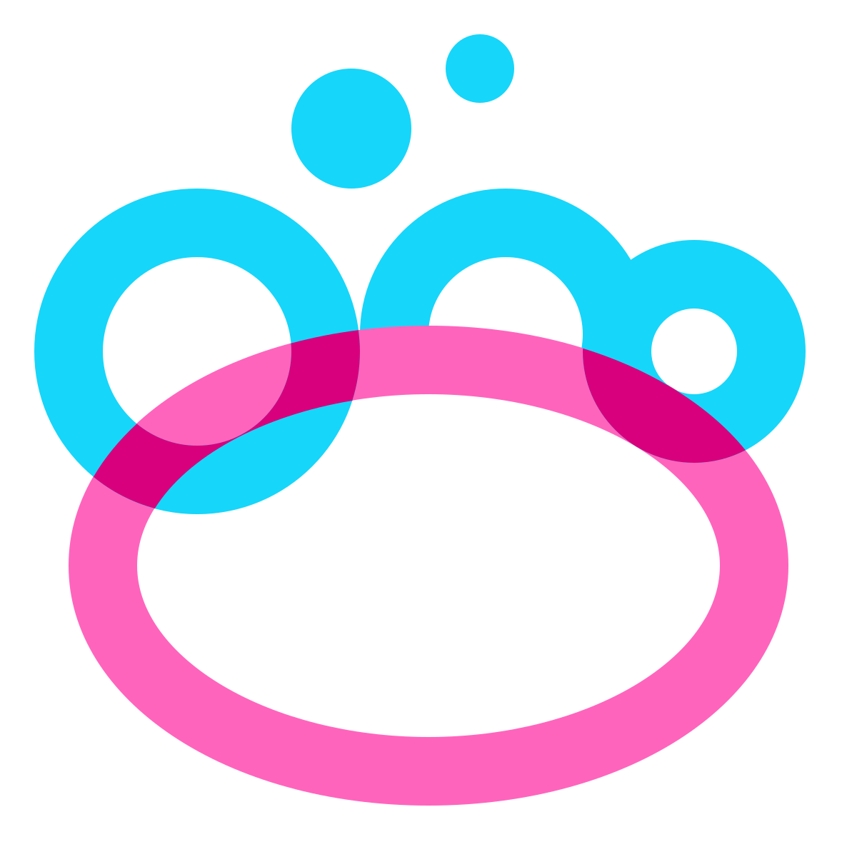 water color style cosmetic soap icon