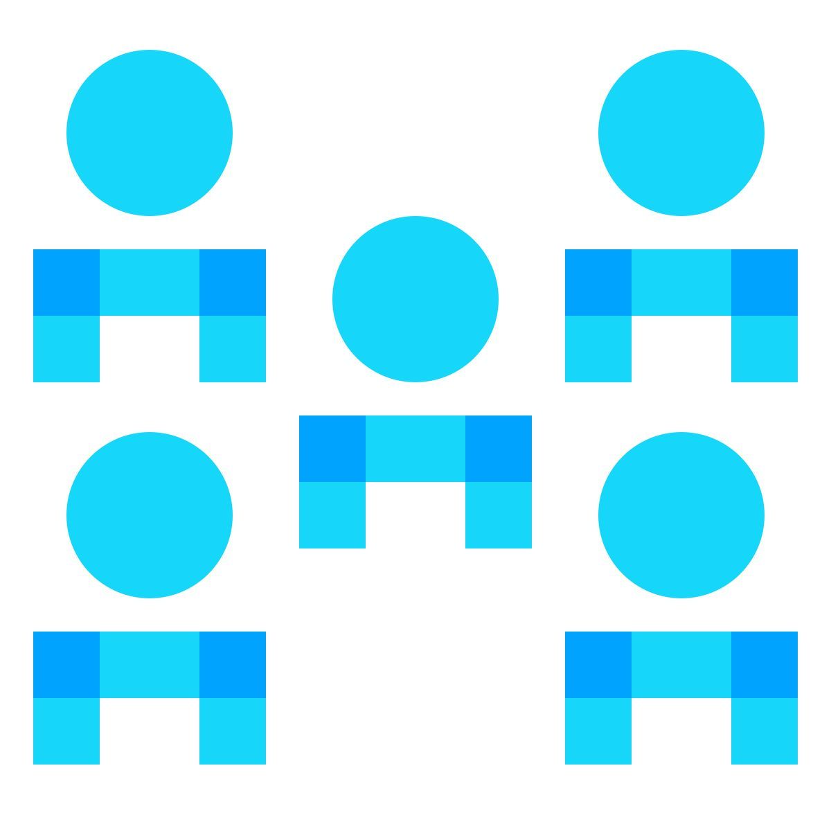 water color style foule icon