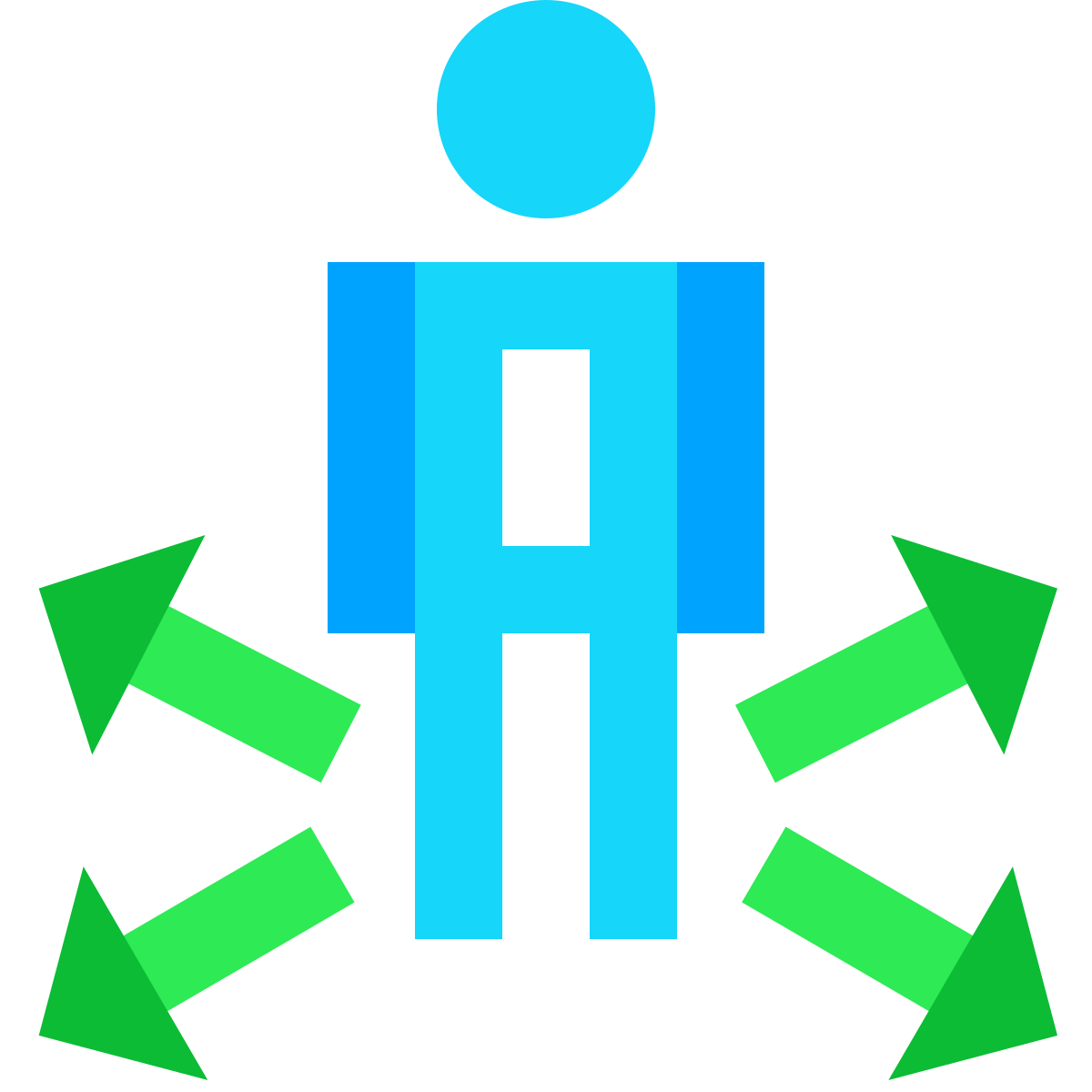 water color style decision making icon